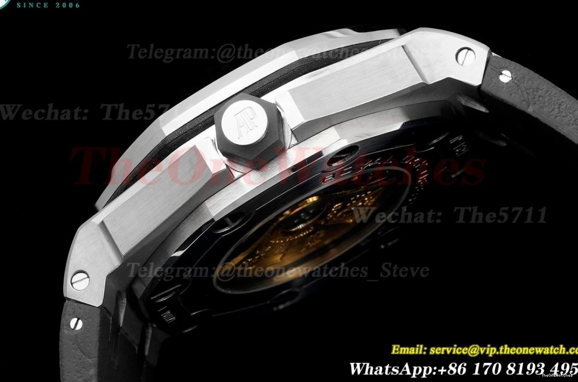 RU SS White Super 42mm Clone 15710 Offshore Diver SA3120 IPF Royal Oak 0119